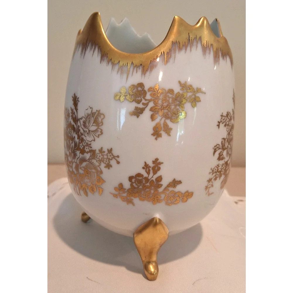 Vtg Pate de Limoges France Large 6.5